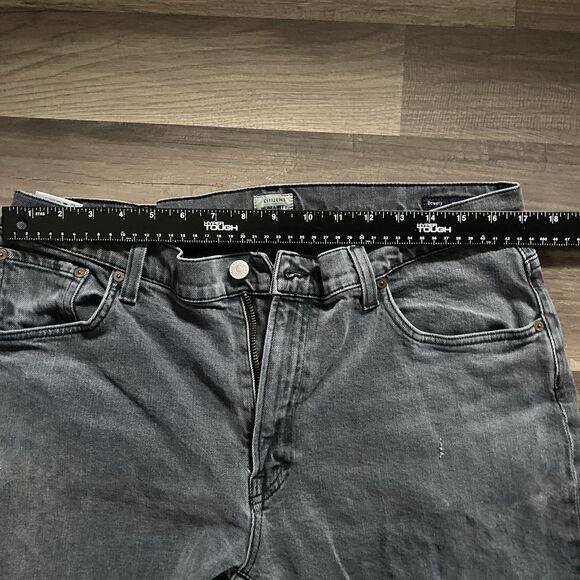 Citizens of Humanity Bowery Straight Standard Slim Sz 38x30 Made in USA Gray - Picture 6 of 11